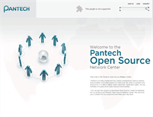 Tablet Screenshot of opensource.pantech.com